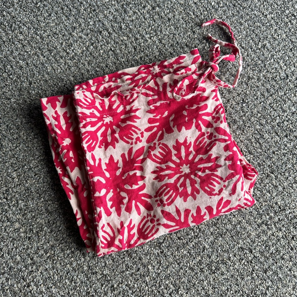 Alohiwai guava jelly vintage aloha linen pants